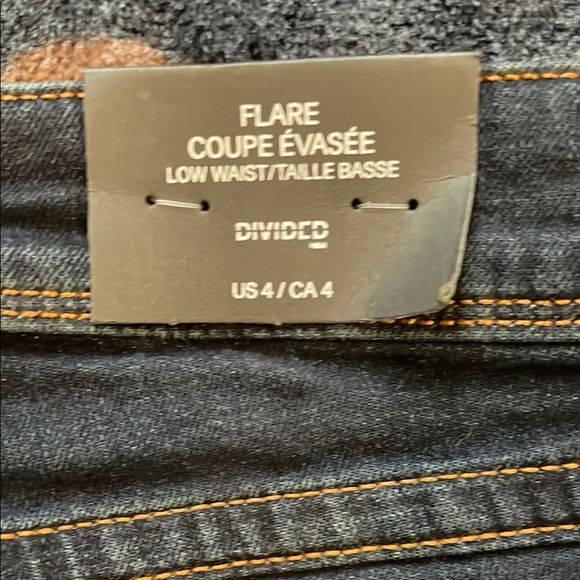 “H & M” Dark Blue Flared Jeans! - Picture 4 of 6